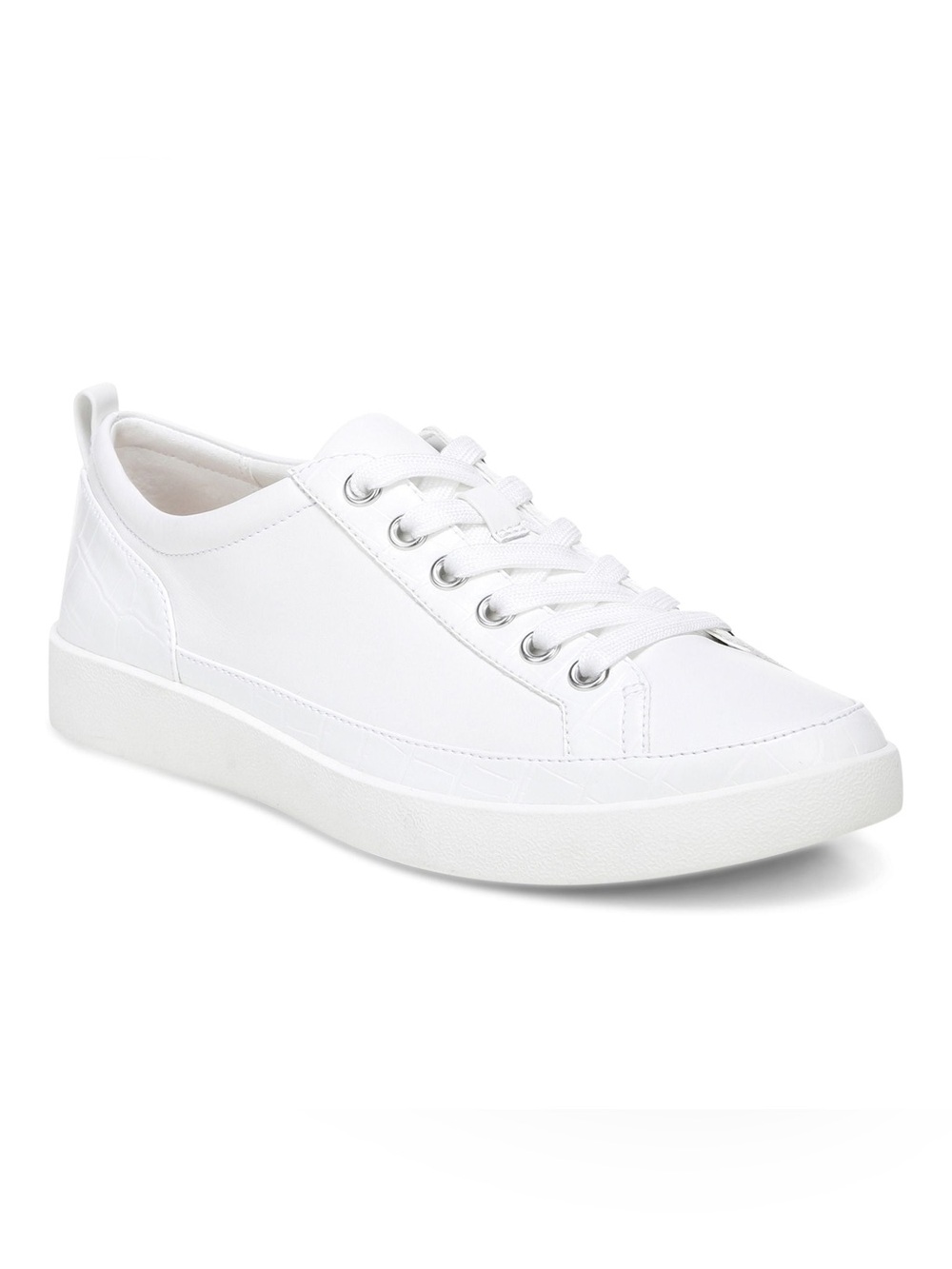 Vionic White Low-Top Lace-Up Sneakers Size 9